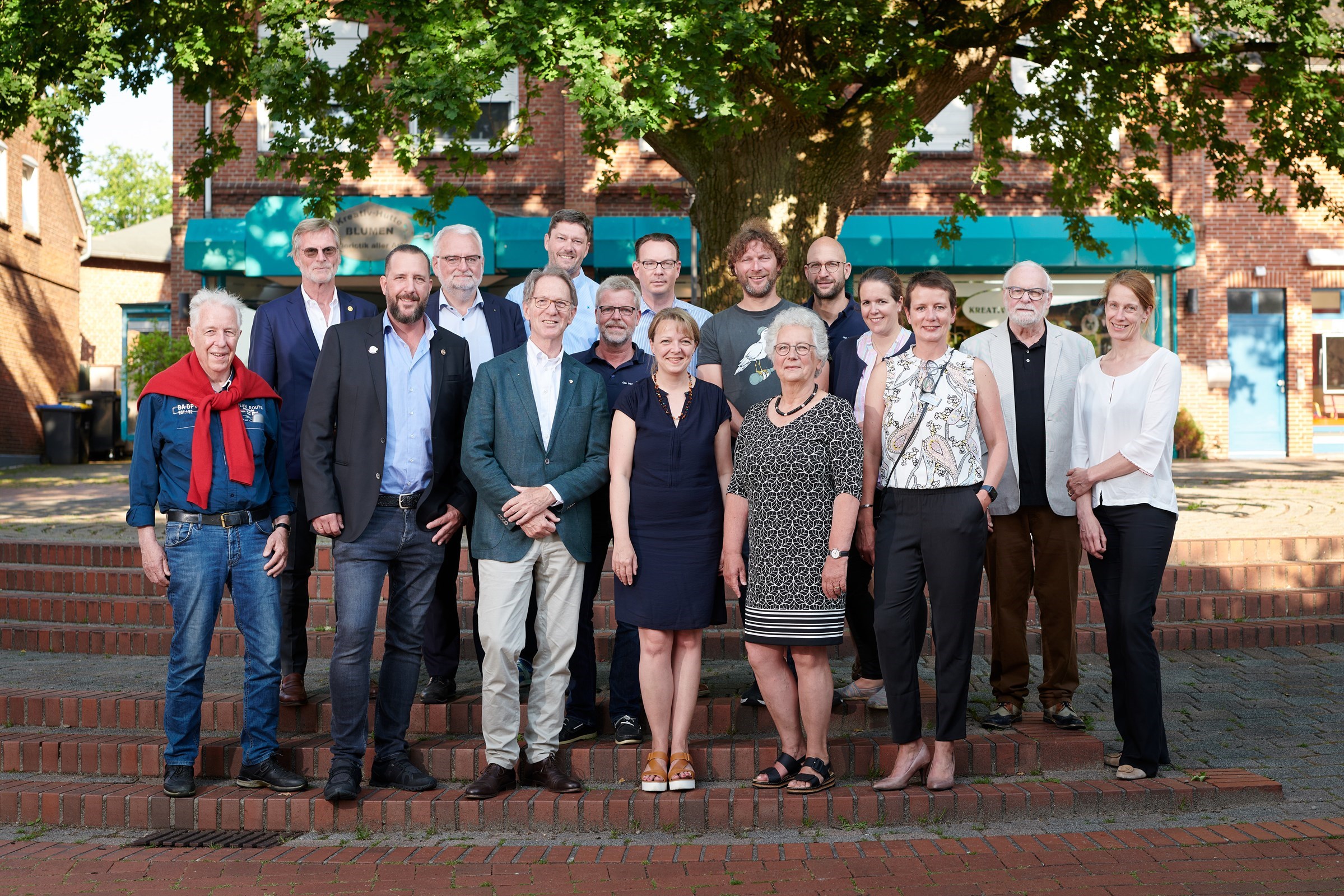 Mitglieder des Rotary Clubs Dänischer Wohld.